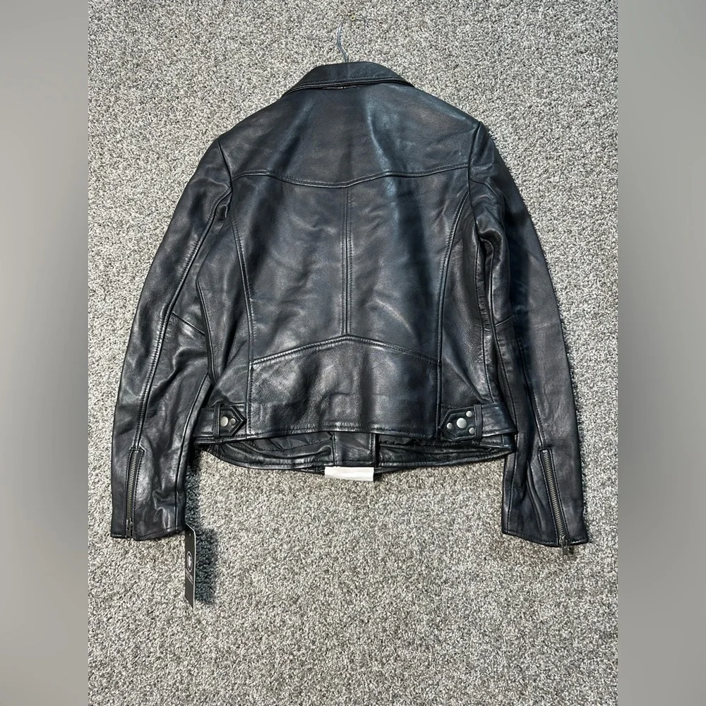 NWT Whet Blu Chloe Leather Jacket Size Large - Picture 6 of 8